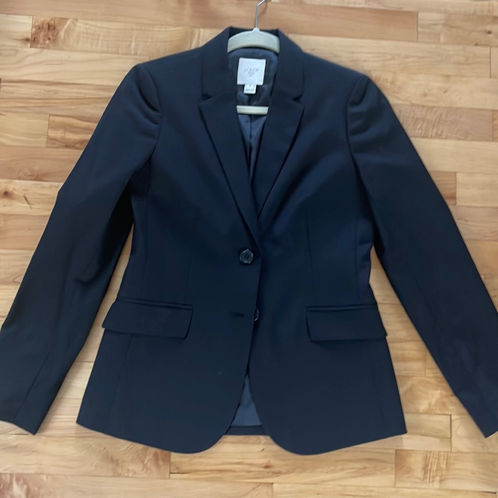 J crew suit jacket size 4